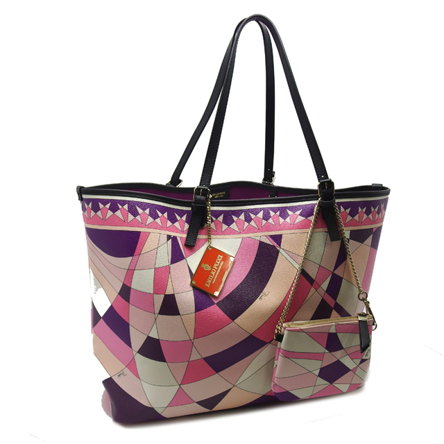 幾何学模様トートバッグ