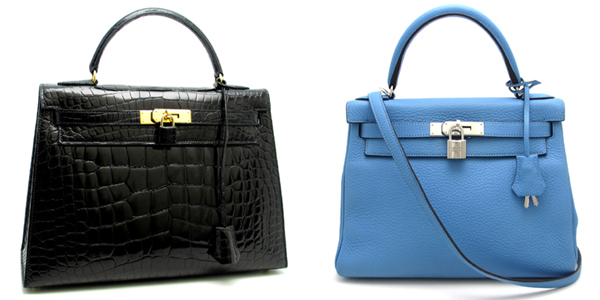 ケリー32 アリゲーター ノワール ケリー28 トリヨンクレマンス ブルーパラダイス